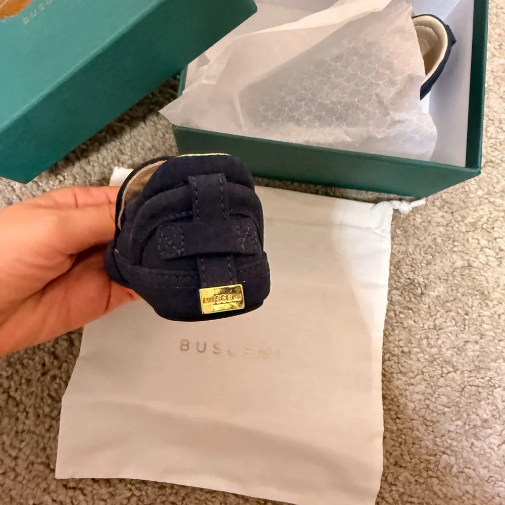 Buscemi Baby Walker Shoes in Navy!NWB